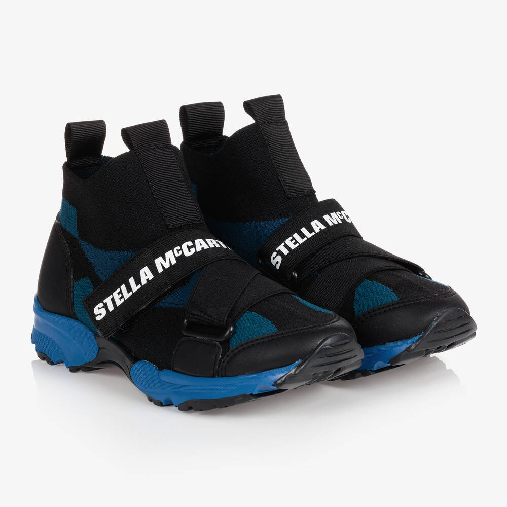 Stella McCartney Kids - Blaue Teen Socken-Sneakers (J) | Childrensalon