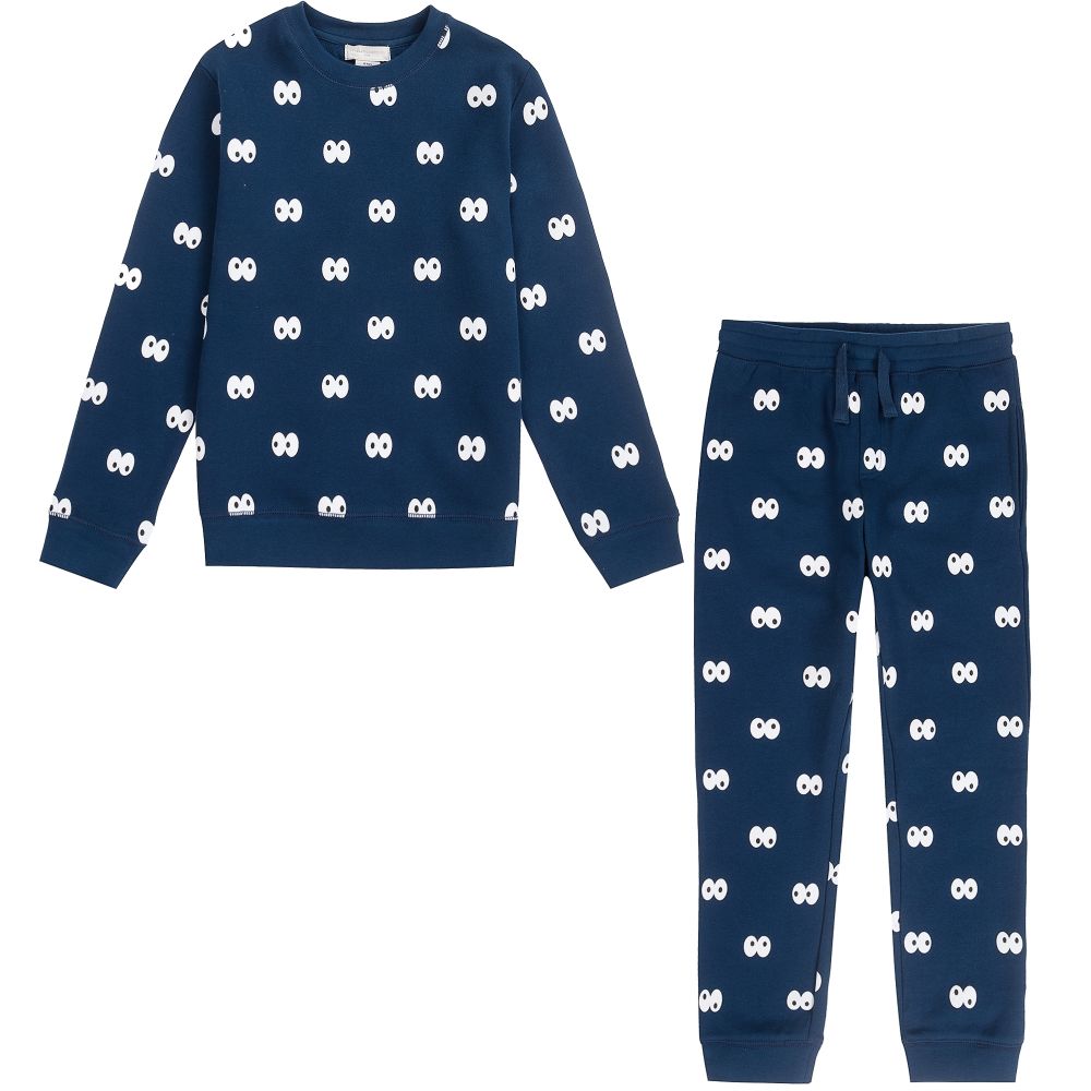 Stella McCartney Kids-Teen Boys Blue Tracksuit | Childrensalon Outlet