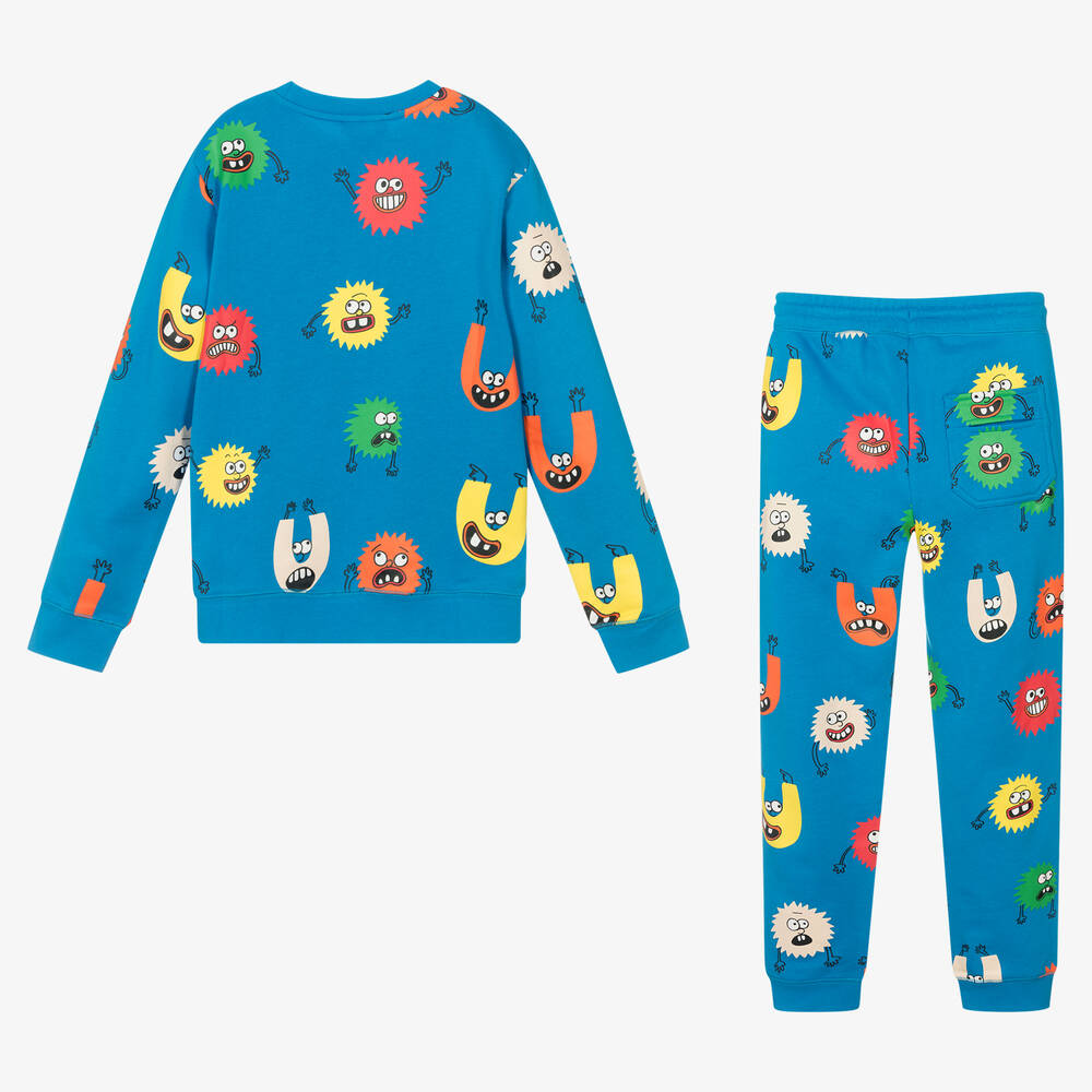 Stella McCartney Kids-Голубой спортивный костюм для мальчиков-подростков | Childrensalon Outlet