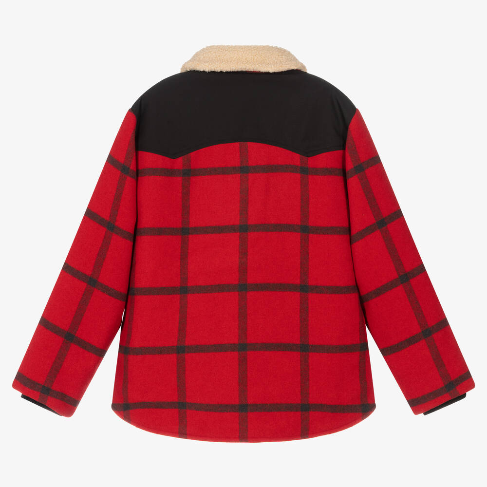 Stella McCartney Kids-Флисовая куртка в клетку | Childrensalon Outlet
