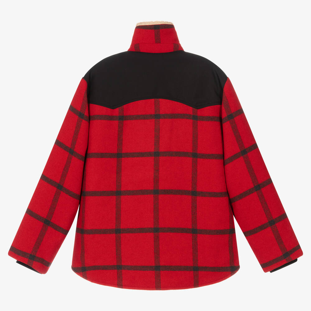 Stella McCartney Kids-Флисовая куртка в клетку | Childrensalon Outlet