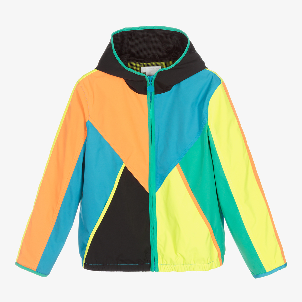 Stella McCartney Kids - Куртка с цветовыми блоками для подростков | Childrensalon
