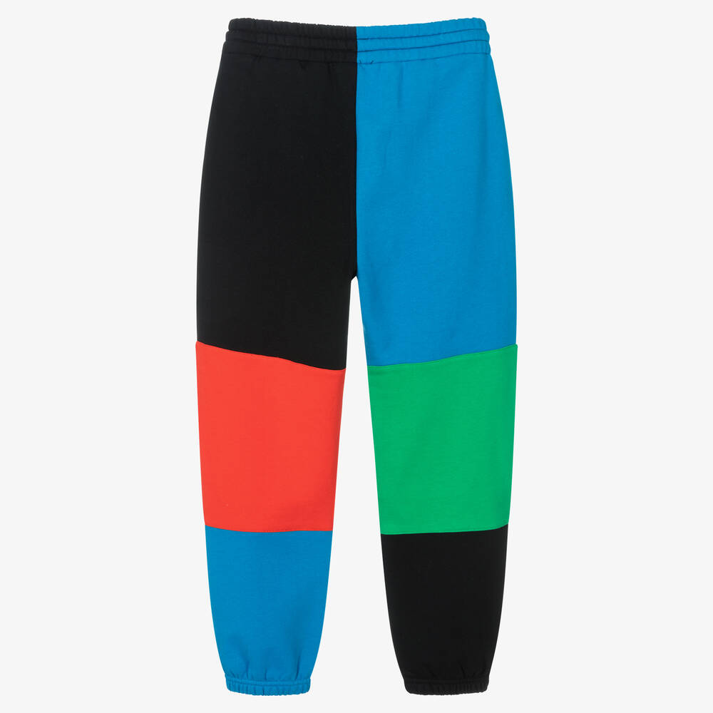 Stella McCartney Kids-جوغرز تينز ولادي قطن عضوي بألوان بلوك | Childrensalon Outlet