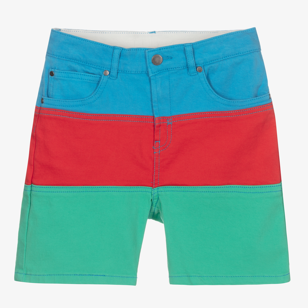 Stella McCartney Kids - Teen Boys Colourblock Shorts | Childrensalon