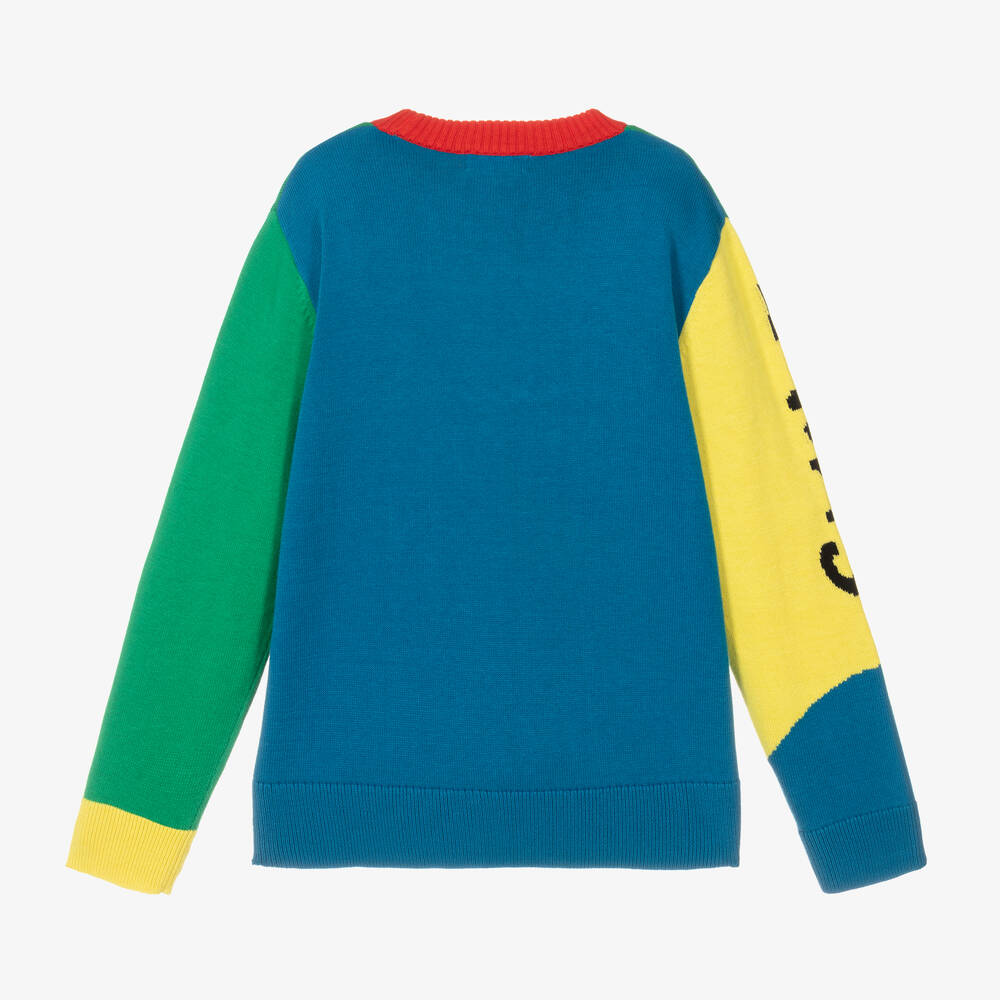 Stella McCartney Kids-Teen Boys Colourblock Sweater | Childrensalon Outlet