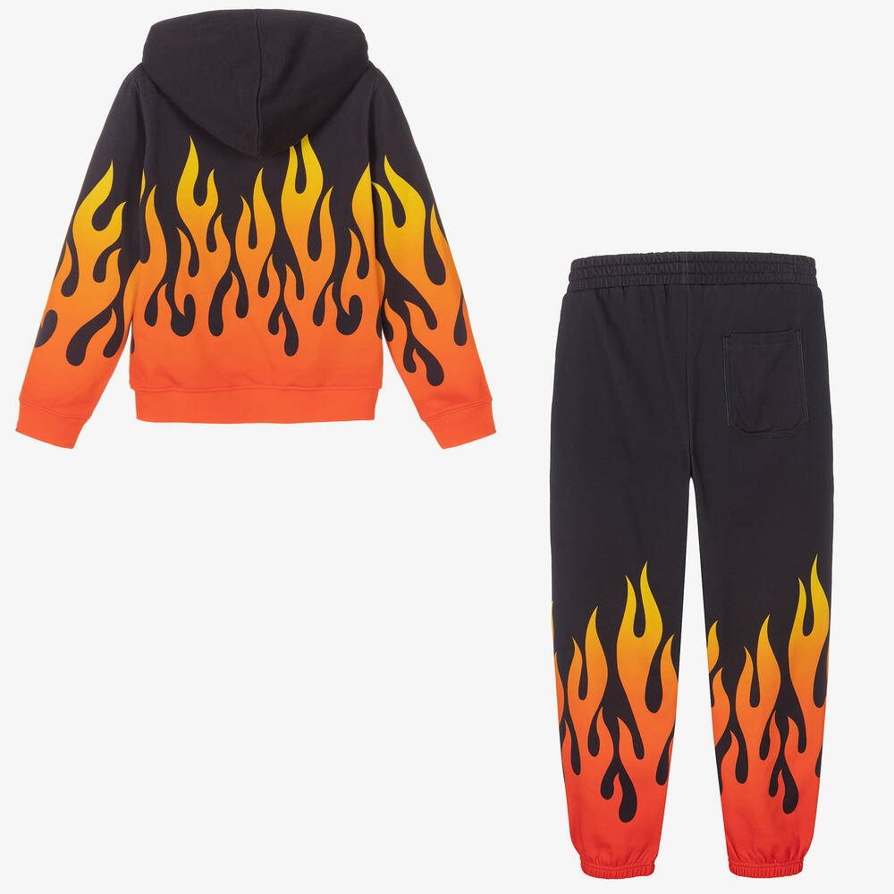 Stella McCartney Kids Teen Boys Flame Print Tracksuit Childrensalon Outlet