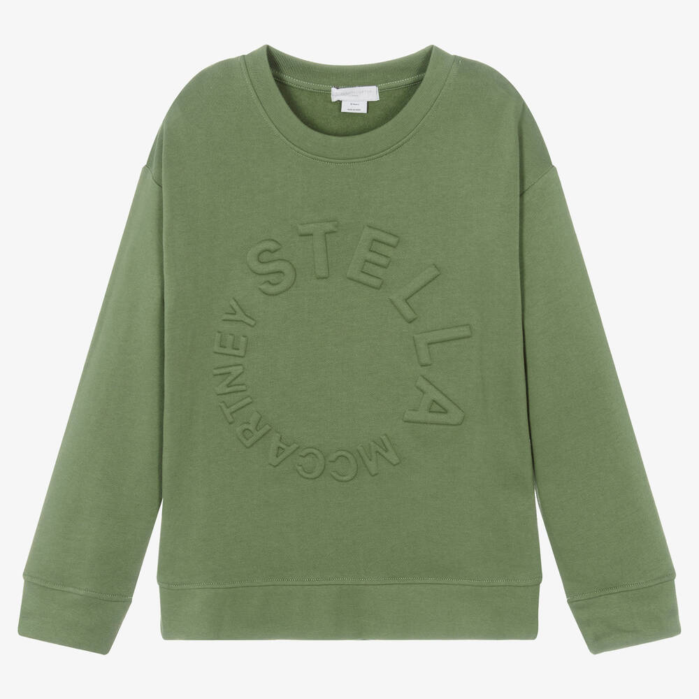 Stella McCartney Kids - Зеленый хлопковый свитшот | Childrensalon