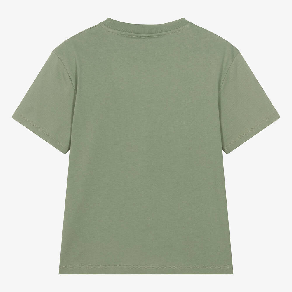 Stella McCartney Kids - Teen Boys Green Organic Cotton T