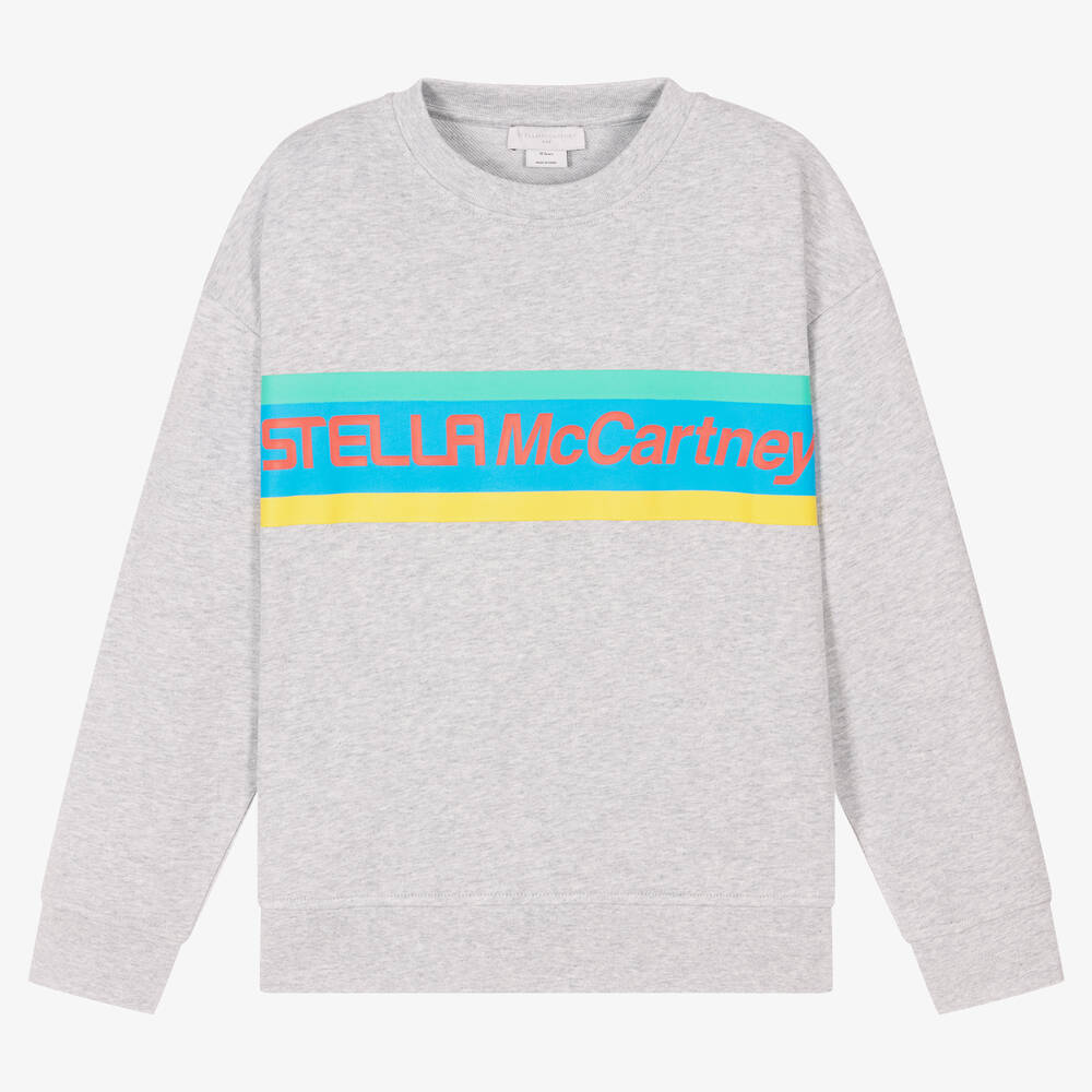 Stella McCartney Kids - Graues Teen Baumwoll-Sweatshirt (J) | Childrensalon