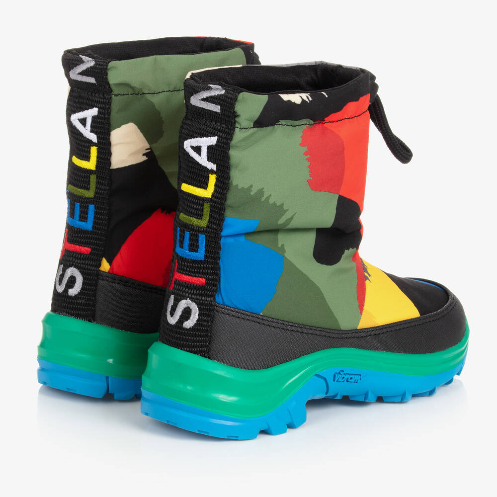 Stella McCartney Kids-Teen Boys Multicolour Patterned Snowboots | Childrensalon Outlet