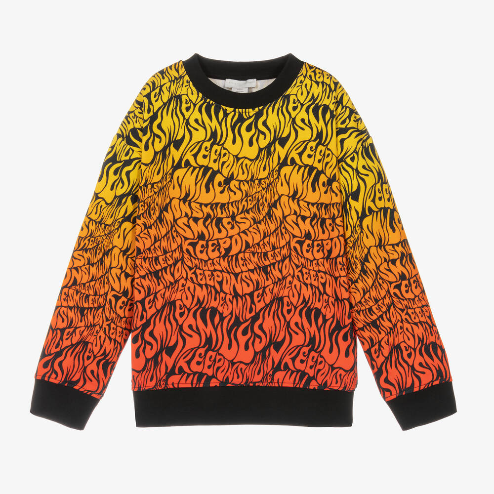 Stella McCartney Kids-Teen Boys Orange Sweatshirt | Childrensalon Outlet