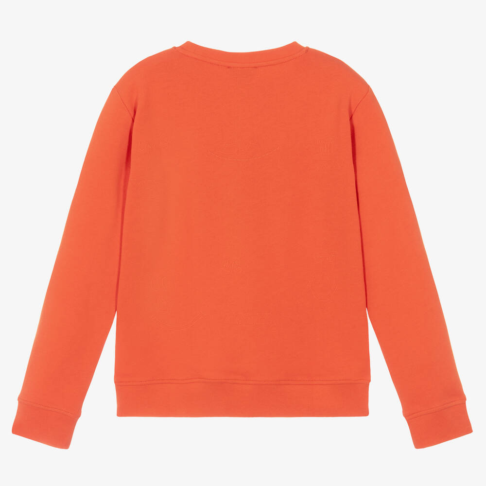 Stella McCartney Kids-Красный свитшот с монстрами для мальчиков-подростков | Childrensalon Outlet