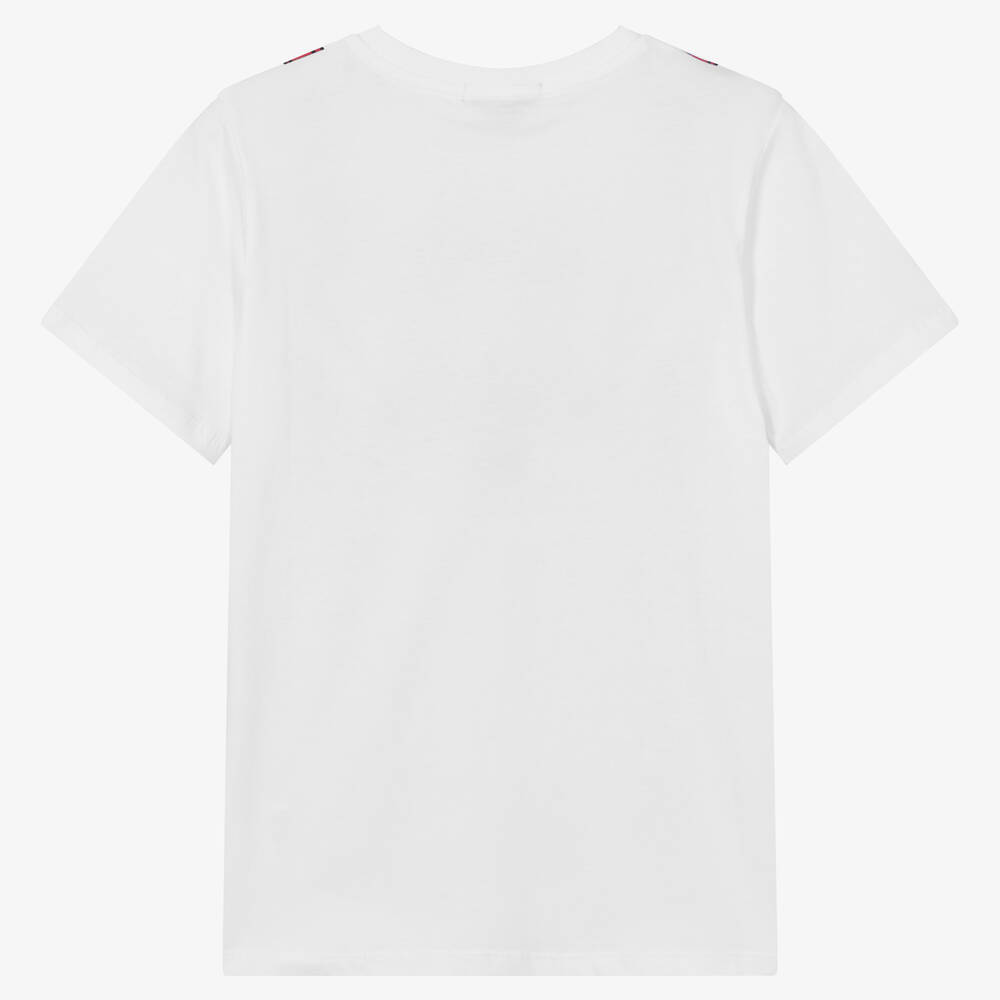 Stella McCartney Kids - Teen Boys White Bow-Tie Cotton T
