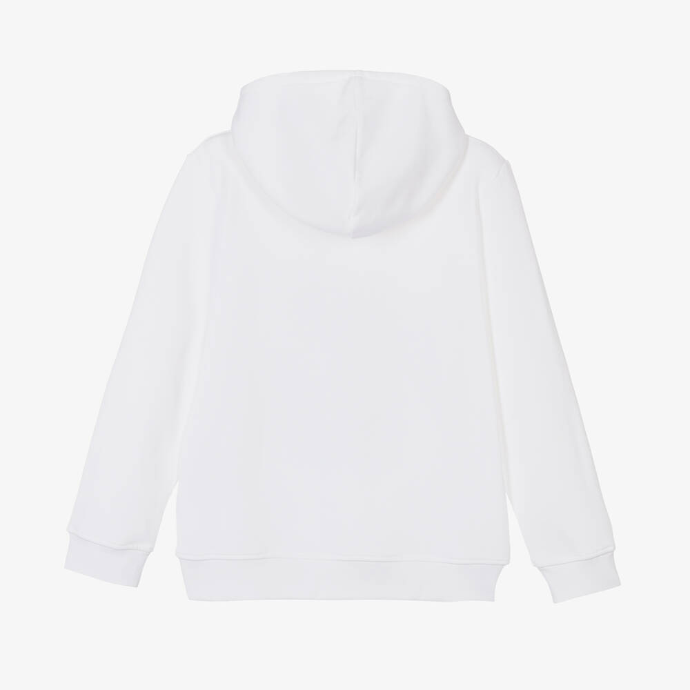 Stella McCartney Kids-Белая хлопковая худи с фигурами | Childrensalon Outlet