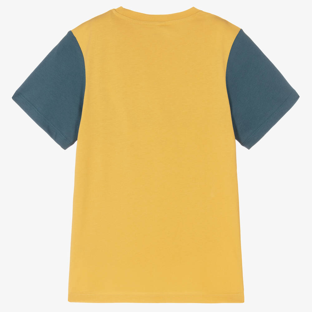 Stella McCartney Kids-Teen Boys Yellow Cotton T-Shirt | Childrensalon Outlet