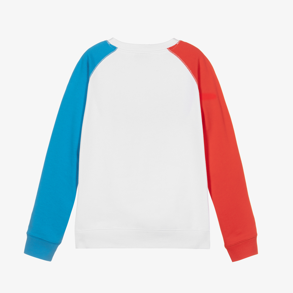 Stella McCartney Kids-Свитшот с цветовыми блоками для подростков | Childrensalon Outlet