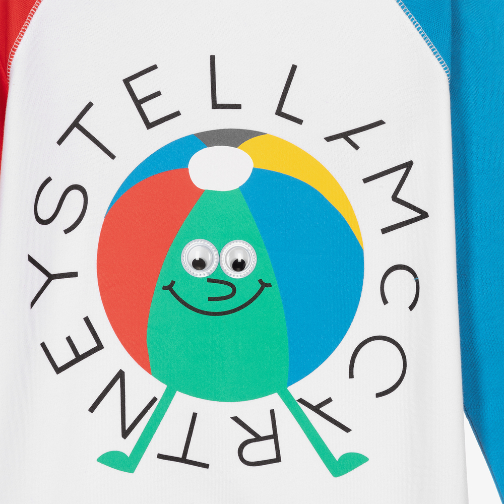 Stella McCartney Kids-Свитшот с цветовыми блоками для подростков | Childrensalon Outlet