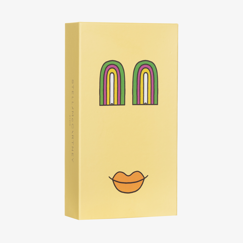 Stella McCartney Kids-توب فيست تينز بناتي قطن بطبعة ملونة (عدد 7) | Childrensalon Outlet