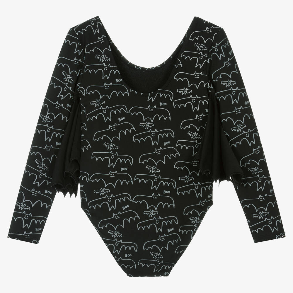 Stella McCartney Kids-أوفرول بادي تينز بناتي لون أسود | Childrensalon Outlet