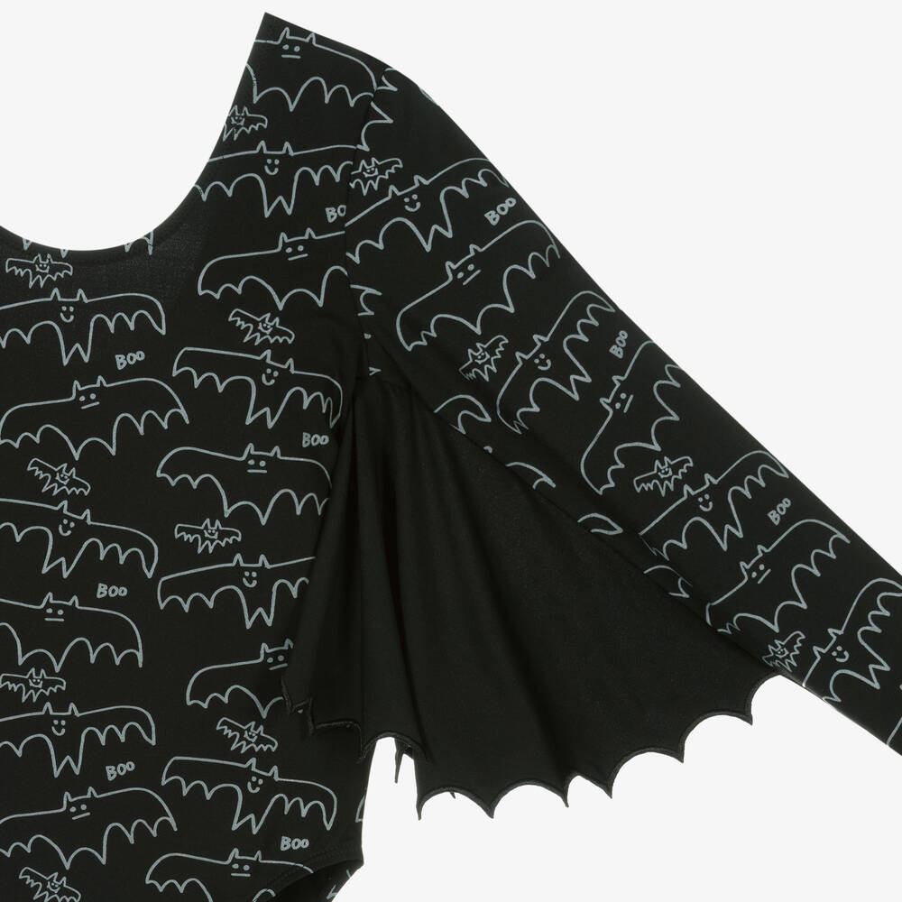 Stella McCartney Kids-أوفرول بادي تينز بناتي لون أسود | Childrensalon Outlet