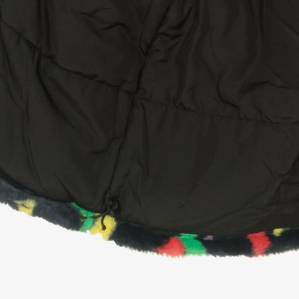 Stella McCartney Kids-Черная шуба из искусственного меха для девочек-подростков | Childrensalon Outlet