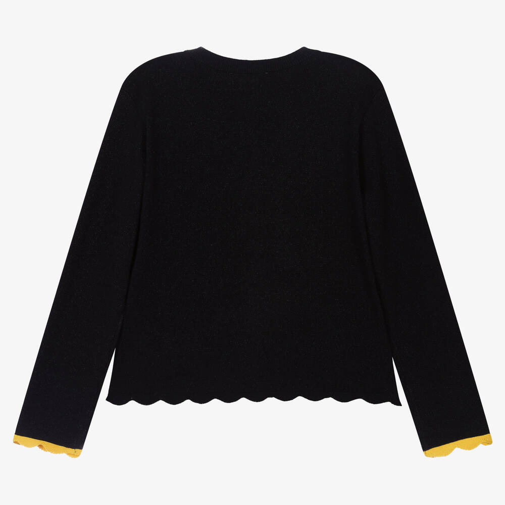 Girls black sparkly cardigan store