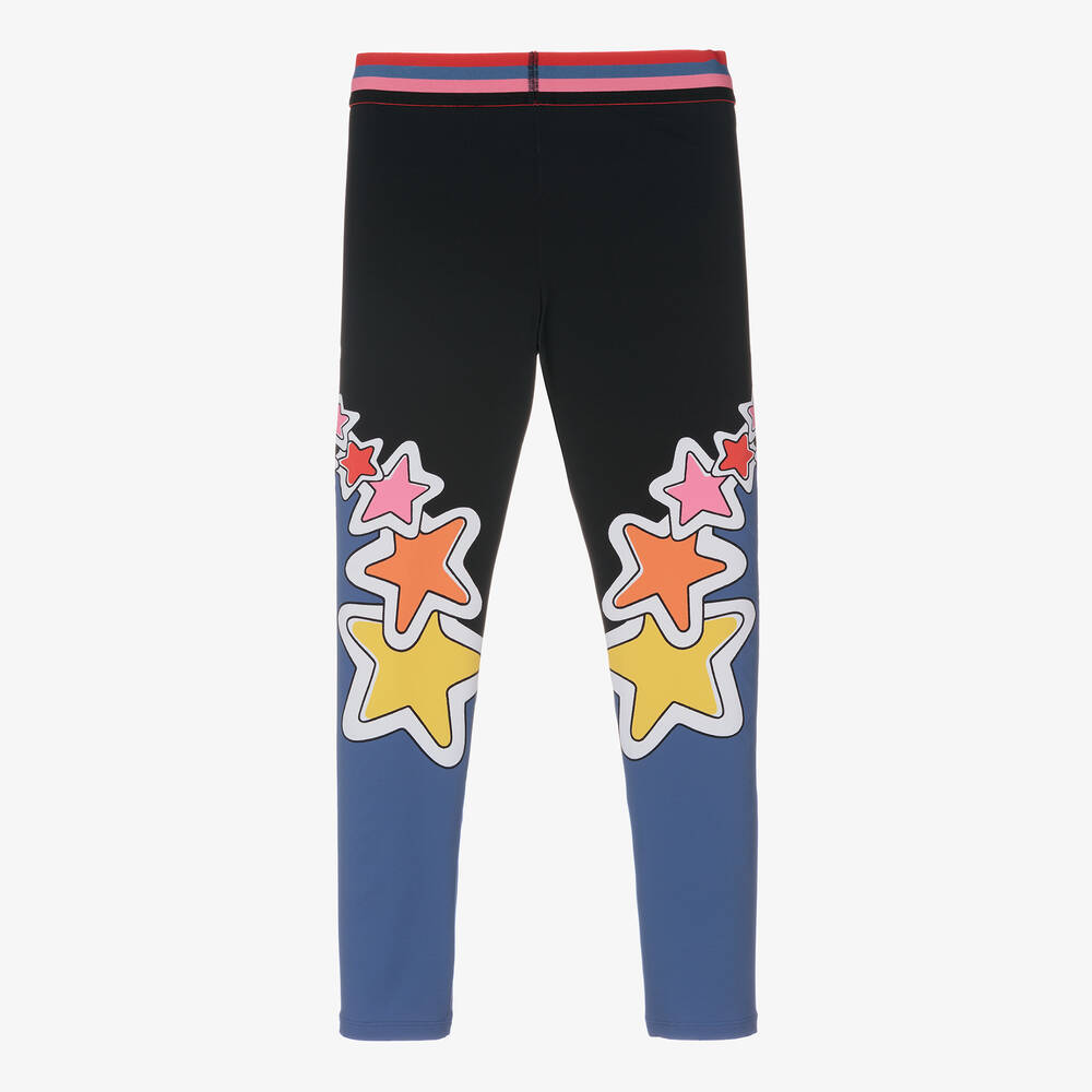 Stella McCartney Kids-Teen Girls Black Leggings | Childrensalon Outlet