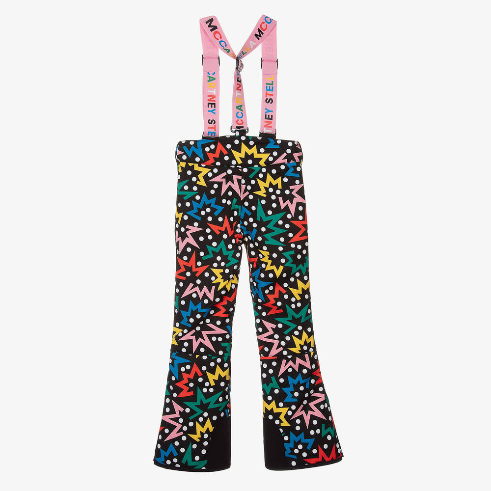 Stella McCartney Kids - Teen Girls Black Star Ski Trousers