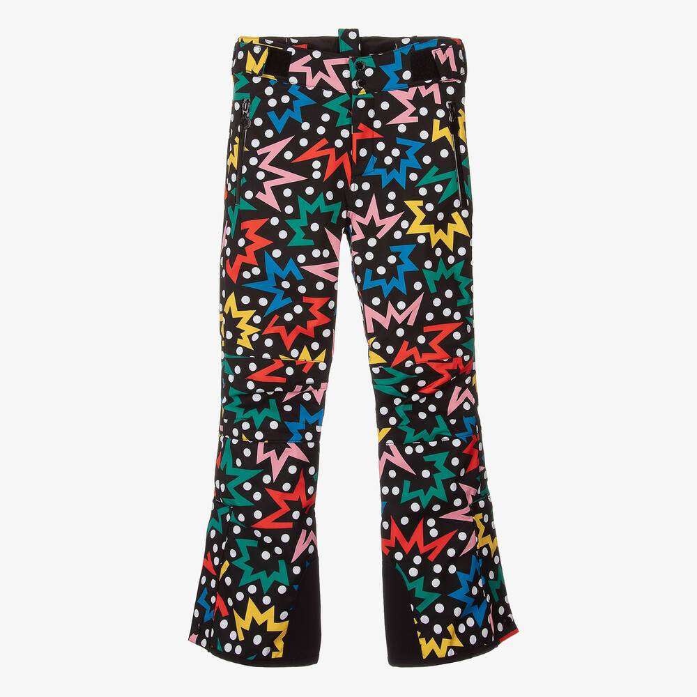 Stella McCartney Kids-Teen Girls Black Star Ski Trousers | Childrensalon Outlet