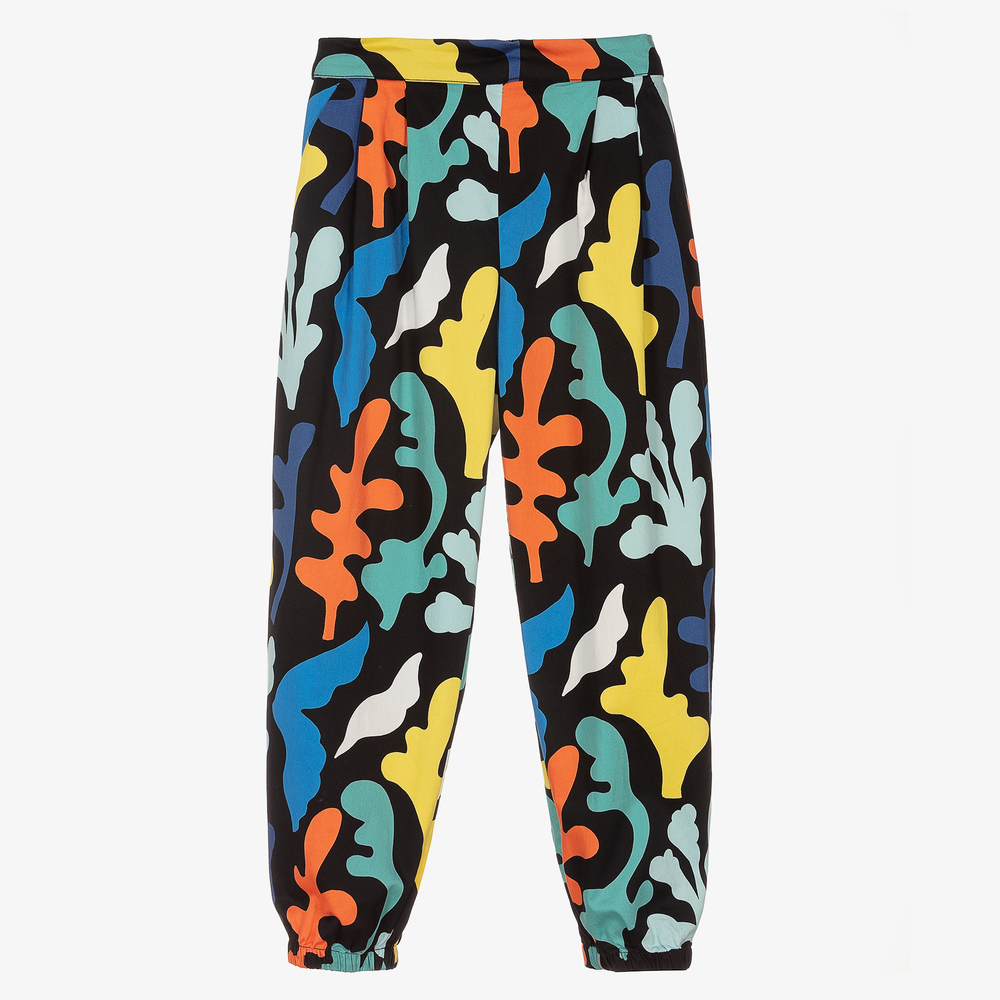 Stella McCartney Kids-Черные брюки для девочек-подростков | Childrensalon Outlet