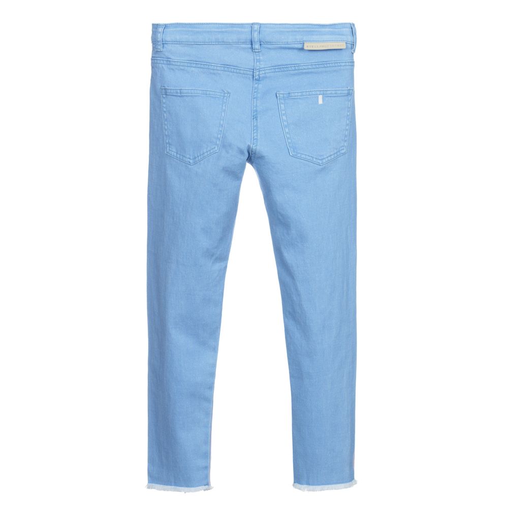 Stella McCartney Kids-Сине-фиолетовые джинсы для подростков | Childrensalon Outlet