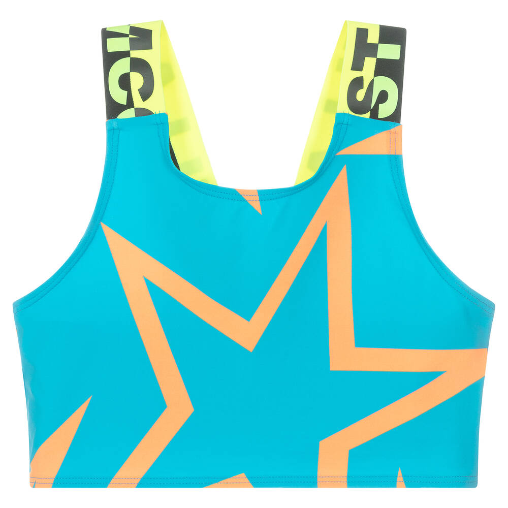 Stella McCartney Kids-Teen Girls Blue Sports Top | Childrensalon Outlet