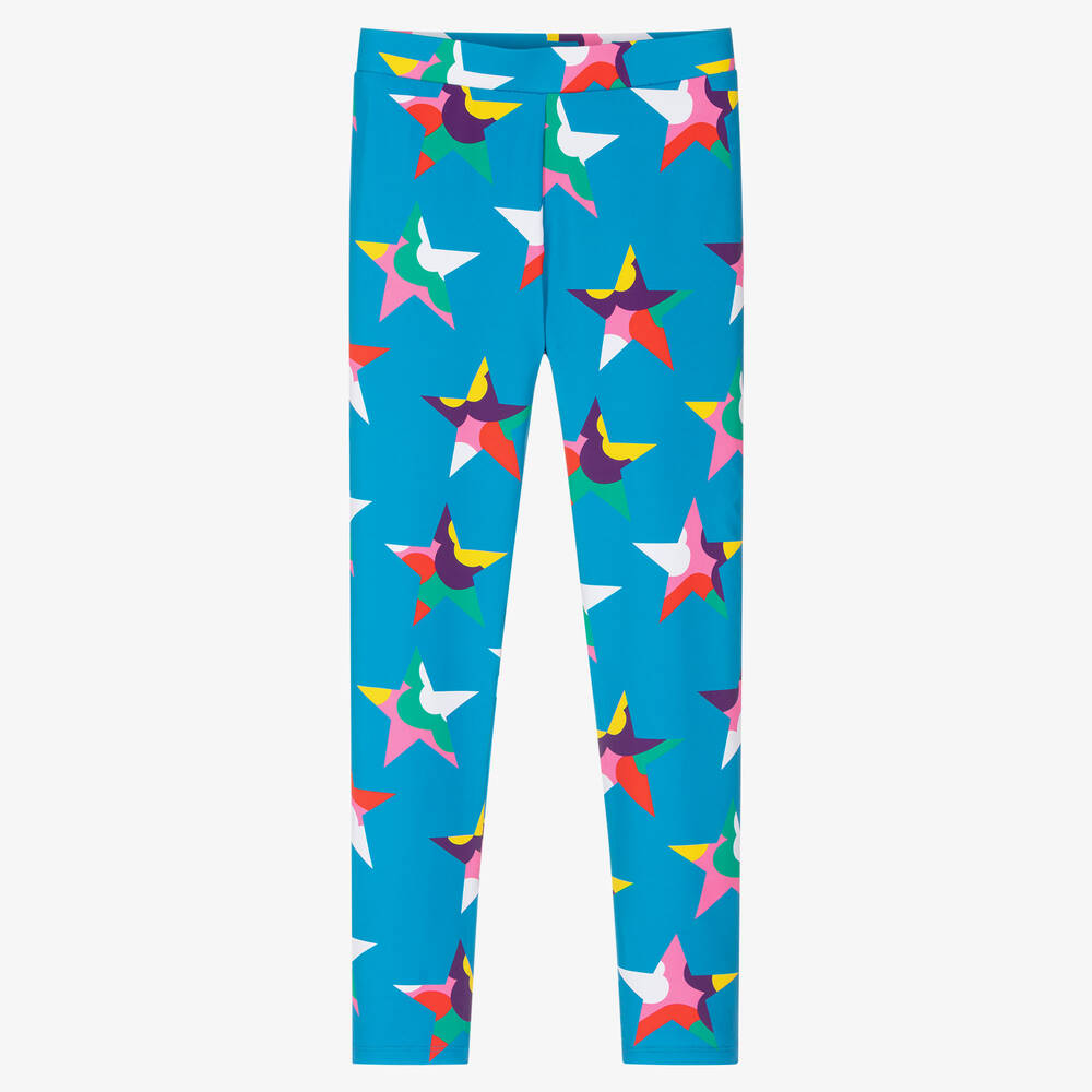 Stella McCartney Kids - Teen Girls Blue Stars Leggings | Childrensalon