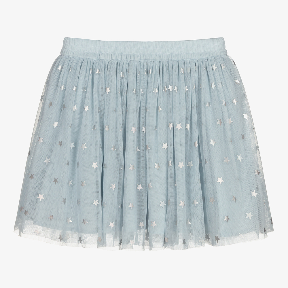 Stella McCartney Kids - Голубая юбка из тюля для девочек-подростков | Childrensalon