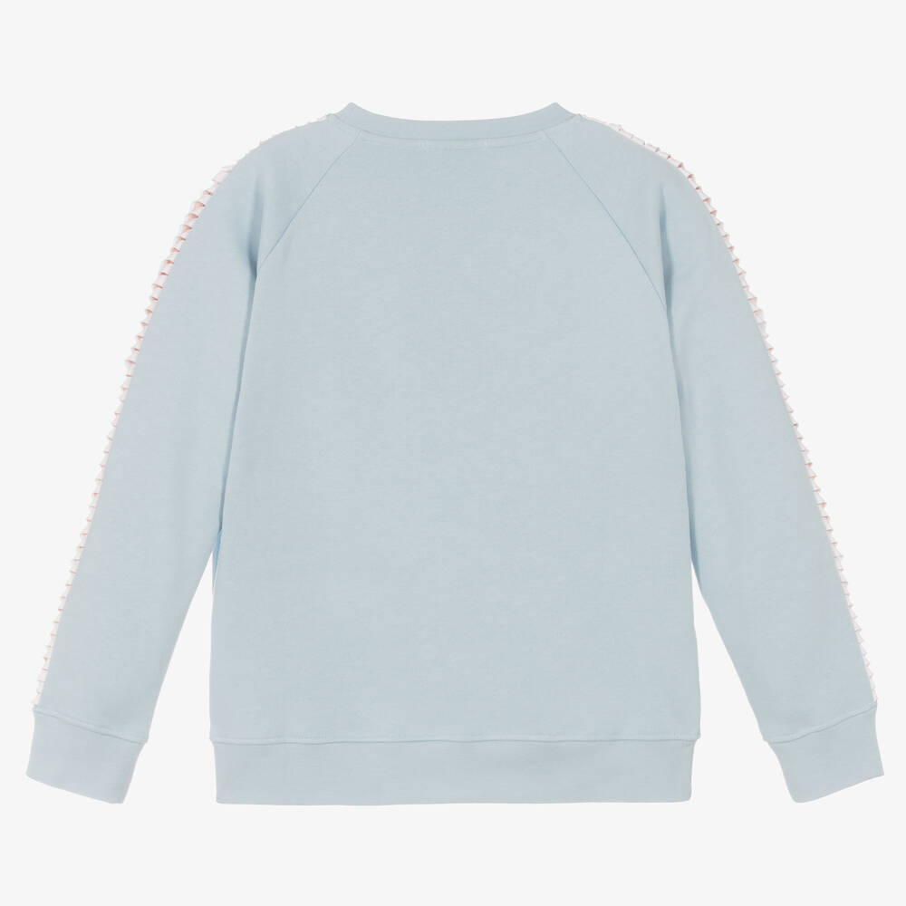 Stella McCartney Kids-Teen Girls Blue Unicorn Sweatshirt | Childrensalon Outlet