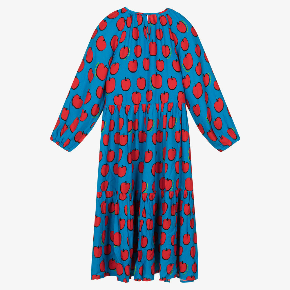 Stella McCartney Kids-Голубое платье из вискозы для девочек-подростков | Childrensalon Outlet