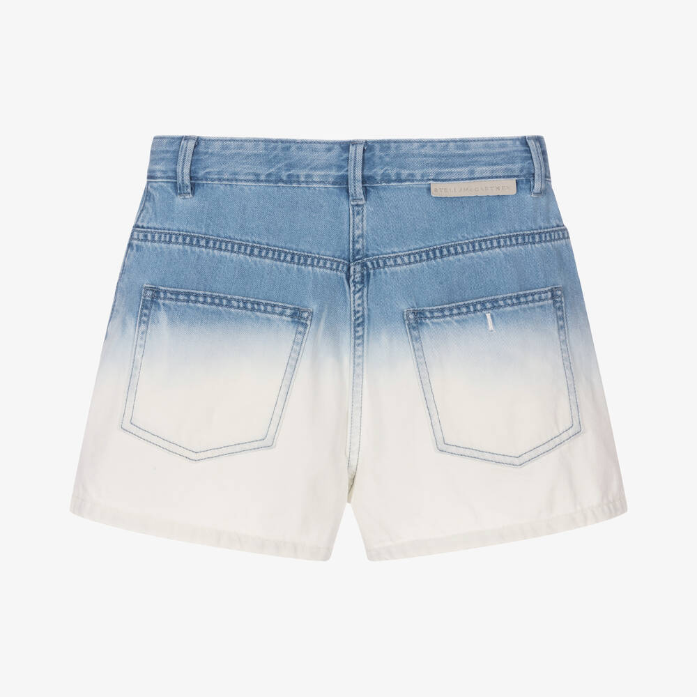 Ombre jean sales shorts