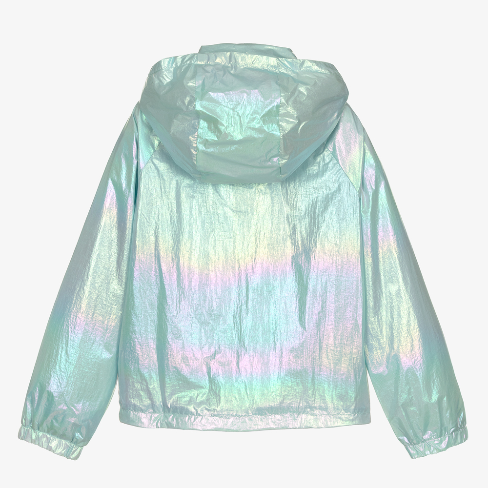 Stella McCartney Kids-Голубая куртка на молнии для девочек-подростков | Childrensalon Outlet