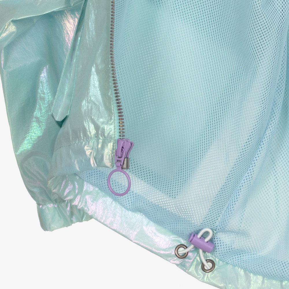 Stella McCartney Kids-Голубая куртка на молнии для девочек-подростков | Childrensalon Outlet