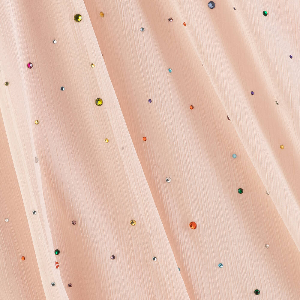 Stella McCartney Kids-Teen Girls Blush Pink Crêpe Chiffon Dress | Childrensalon Outlet