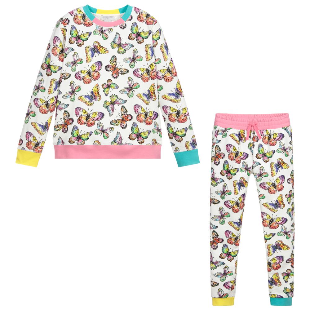 Stella McCartney Kids - Weißer Teen Trainingsanzug (M) | Childrensalon