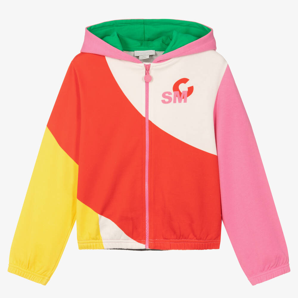 Stella McCartney Kids - Teen Colourblock-Kapuzenjacke (M) | Childrensalon