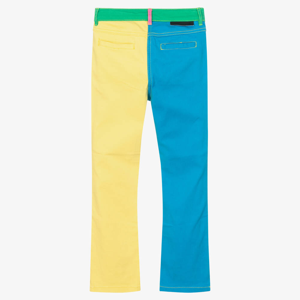 Stella McCartney Kids-Teen Girls Colourblock Jeans | Childrensalon Outlet