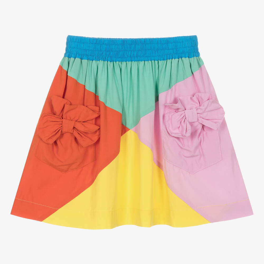 Stella McCartney Kids-Teen Girls Colourblock Mini Skirt | Childrensalon Outlet