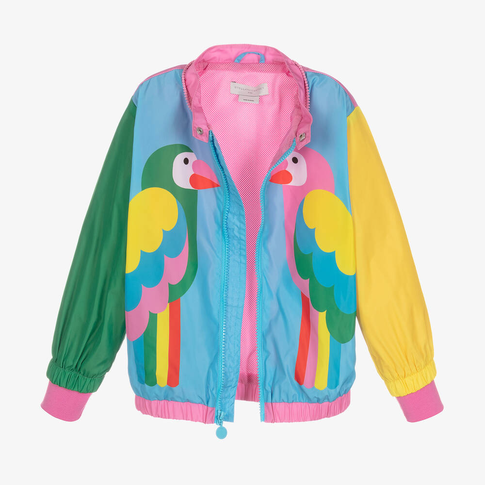 Stella McCartney Kids-Teen Girls Colourblock Parrot Jacket | Childrensalon Outlet