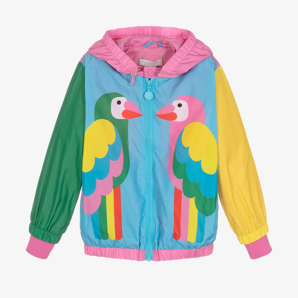 Stella McCartney Kids - جاكيت تينز بناتي بألوان بلوك | Childrensalon