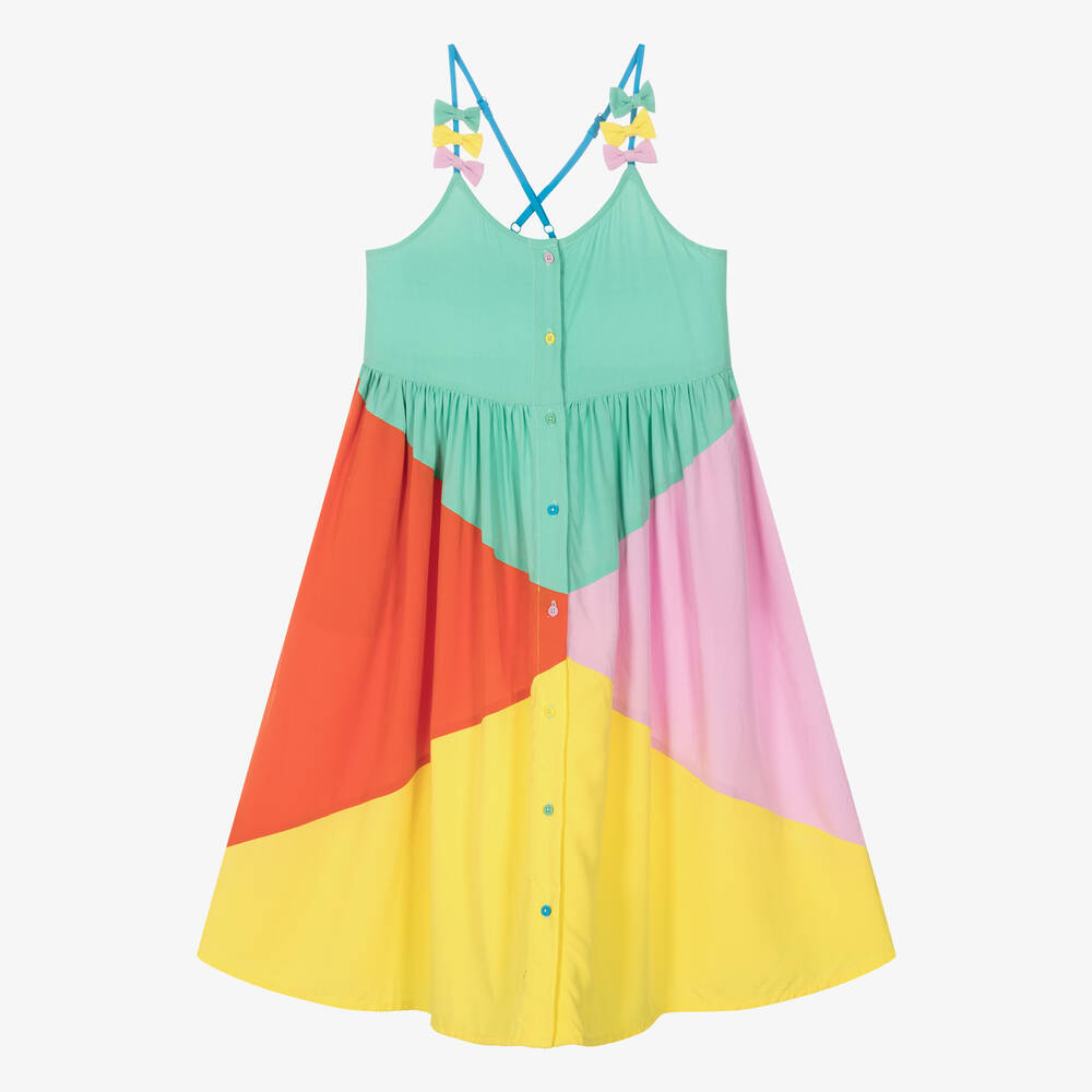 Stella McCartney Kids-Teen Girls Colourblock Trapeze Dress | Childrensalon Outlet