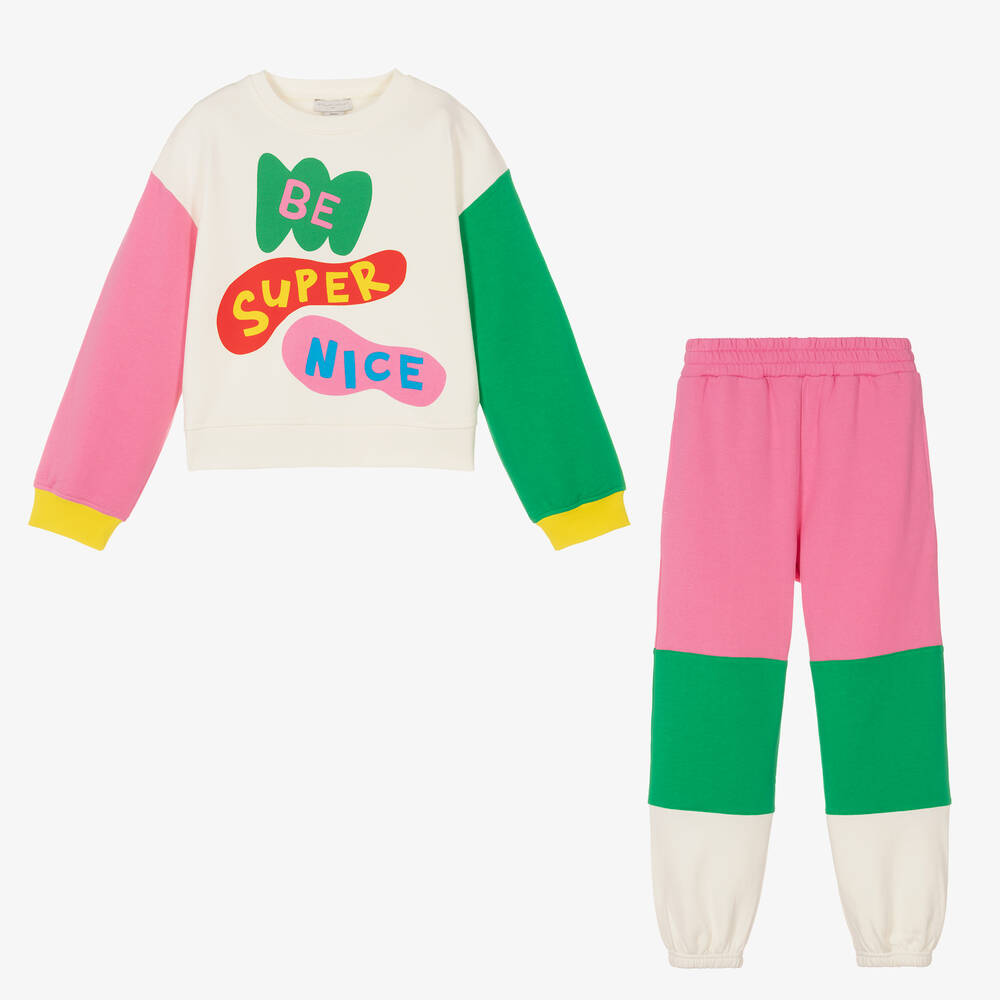 Stella McCartney Kids - Хлопковый спортивный костюм для девочек-подростков | Childrensalon