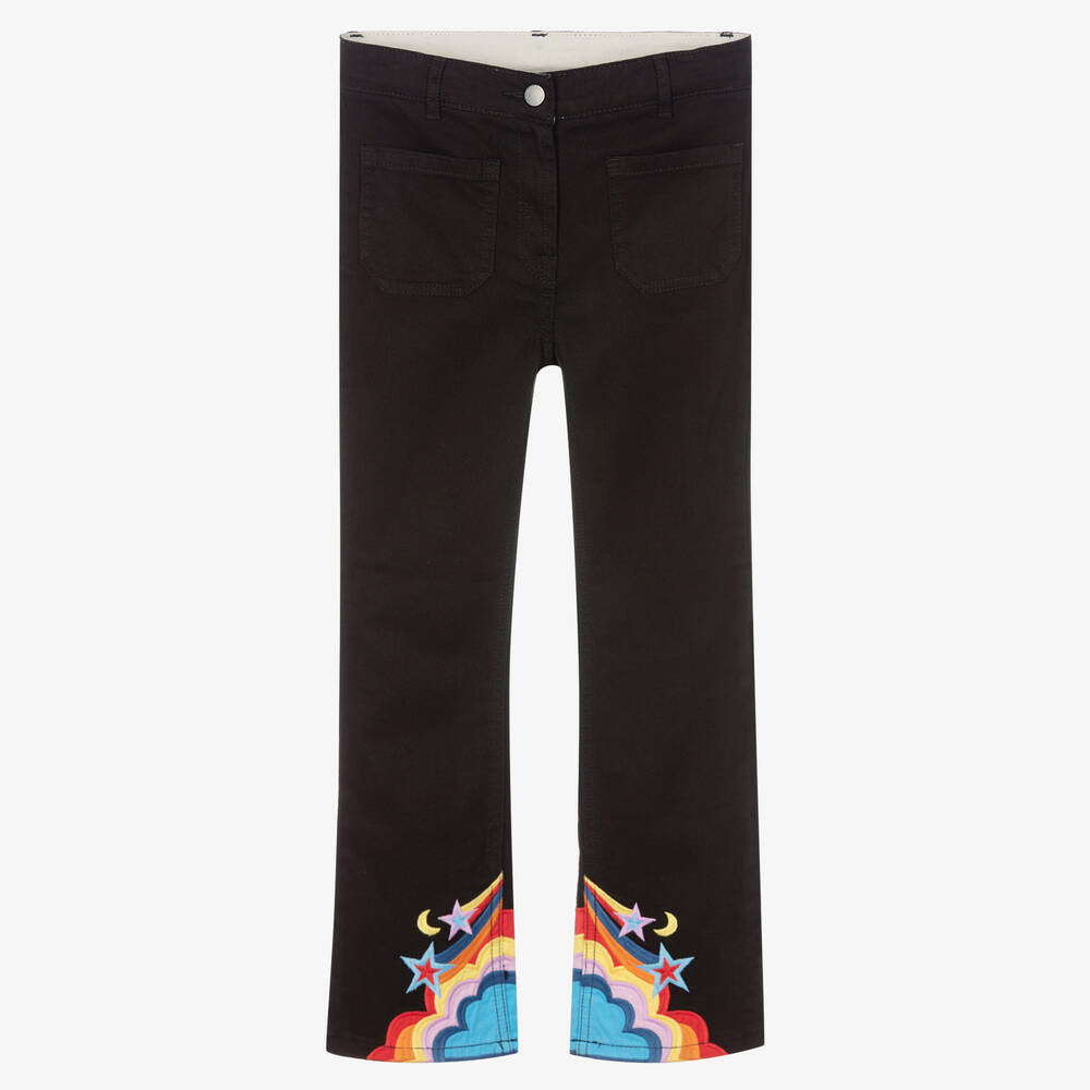 Stella McCartney Kids-Teen Girls Cropped Cosmic Jeans | Childrensalon Outlet