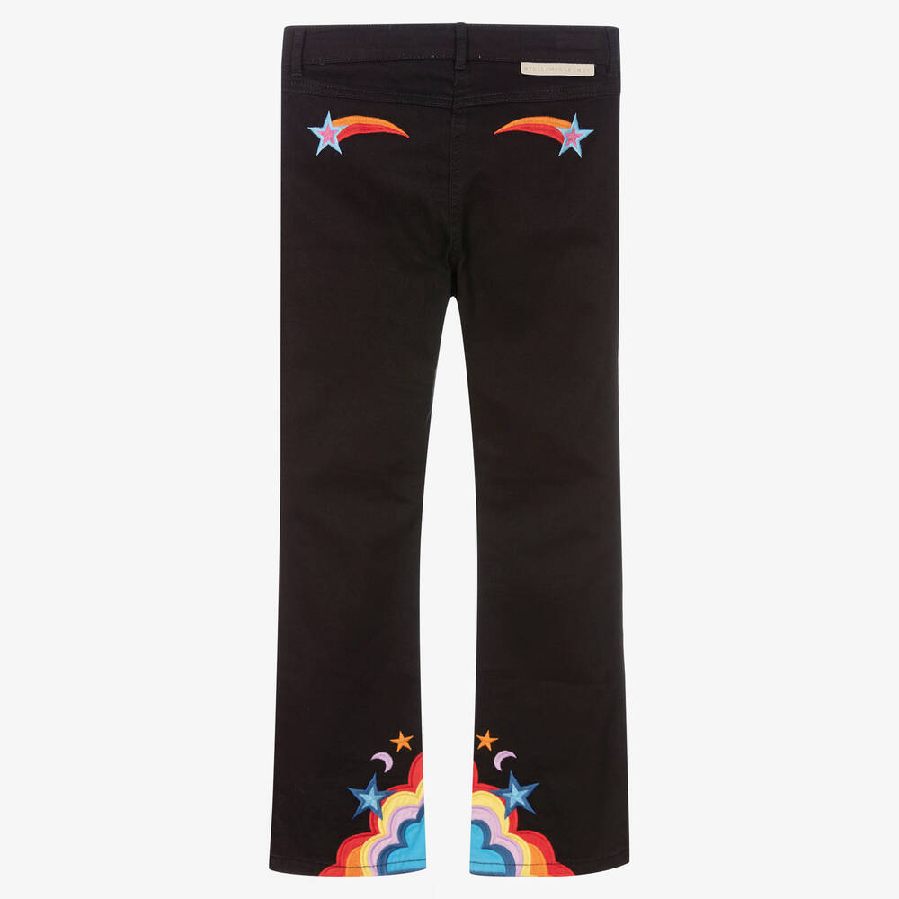 Stella McCartney Kids-Teen Girls Cropped Cosmic Jeans | Childrensalon Outlet